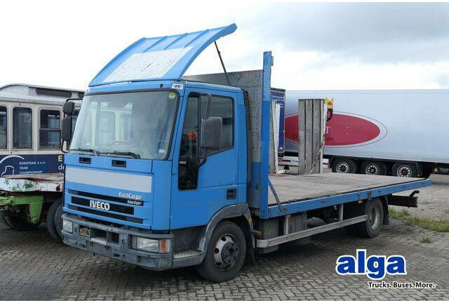 Iveco ML 75 E 4x2, Plattform, 3. Sitz, Luftfederung - Vrachtwagen met open laadbak: afbeelding 1 Iveco ML 75 E 4x2, Plattform, 3. Sitz, Luftfederung - Vrachtwagen met open laadbak: afbeelding 1