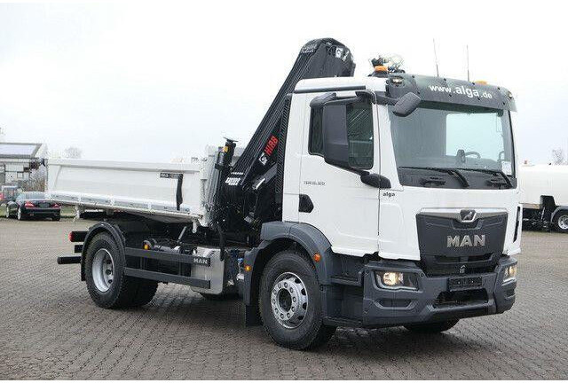 Nieuw Kipper vrachtwagen MAN 18.320 TGM BB, Kran Hiab X-Hiduo 138, Funk, AHK: afbeelding 8