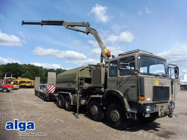 MAN OAF-34440VFA-AD 8x8, Seilwinde, Kran, AHK,Allrad - Schuifzeilen vrachtwagen: afbeelding 1 MAN OAF-34440VFA-AD 8x8, Seilwinde, Kran, AHK,Allrad - Schuifzeilen vrachtwagen: afbeelding 1
