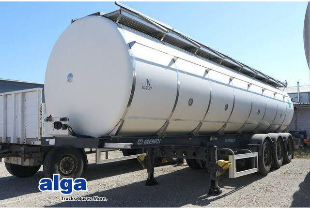 Menci SA 105, Lebensmittel, 32m³, Iso, Spülleitung - Tankoplegger: afbeelding 1 Menci SA 105, Lebensmittel, 32m³, Iso, Spülleitung - Tankoplegger: afbeelding 1