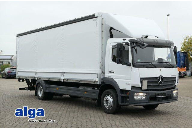 Mercedes-Benz 1521 L Atego 4x2, LBW, Schiebeplane, Klima, Luft - Schuifzeilen vrachtwagen: afbeelding 1 Mercedes-Benz 1521 L Atego 4x2, LBW, Schiebeplane, Klima, Luft - Schuifzeilen vrachtwagen: afbeelding 1