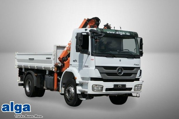 Mercedes-Benz 1829 K Axor, Atlas 116.3-A2L, AHK, Greifer,Klima - Kipper vrachtwagen, Kraanwagen: afbeelding 1 Mercedes-Benz 1829 K Axor, Atlas 116.3-A2L, AHK, Greifer,Klima - Kipper vrachtwagen, Kraanwagen: afbeelding 1