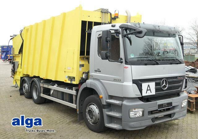 Mercedes-Benz 2533 L Axor 6x2,Faun,Variopress,Zöller-Schüttung - Vuilniswagen: afbeelding 1 Mercedes-Benz 2533 L Axor 6x2,Faun,Variopress,Zöller-Schüttung - Vuilniswagen: afbeelding 1