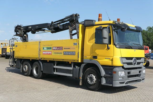 Mercedes-Benz 2536 Actros/MP3/HIAB 211DL/AHK/Klima - Vrachtwagen met open laadbak, Kraanwagen: afbeelding 3 Mercedes-Benz 2536 Actros/MP3/HIAB 211DL/AHK/Klima - Vrachtwagen met open laadbak, Kraanwagen: afbeelding 3