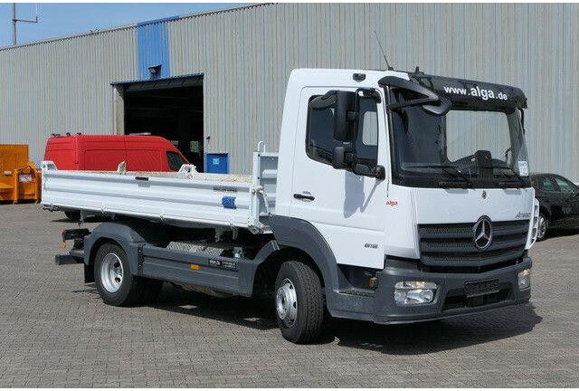 Kipper vrachtwagen Mercedes-Benz 818 K Atego 4x2, Meiller, 19tkm, 2x AHK, Klima: afbeelding 6
