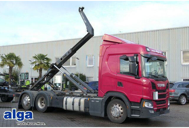 Scania G 450 6x2, Meiller RL 18.65, Retarder,Alu-Felgen - Haakarmsysteem vrachtwagen: afbeelding 1 Scania G 450 6x2, Meiller RL 18.65, Retarder,Alu-Felgen - Haakarmsysteem vrachtwagen: afbeelding 1