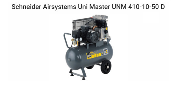 Compresseur professionnel 50 L SCHNEINDER Uni Master UNM 410-10-50 D - Luchtcompressor: afbeelding 1 Compresseur professionnel 50 L SCHNEINDER Uni Master UNM 410-10-50 D - Luchtcompressor: afbeelding 1