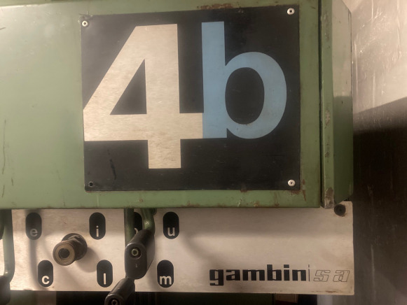 Fraiseuses universelles à console Gambin 4B - Freesmachine: afbeelding 5 Fraiseuses universelles à console Gambin 4B - Freesmachine: afbeelding 5