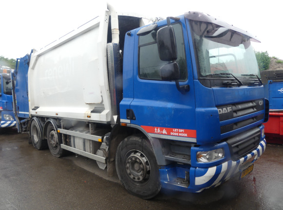 REF:BX-PS-13 - Camion poubelle DAF FAG CF 75 (2010-390.475 km) - Vuilniswagen: afbeelding 2 REF:BX-PS-13 - Camion poubelle DAF FAG CF 75 (2010-390.475 km) - Vuilniswagen: afbeelding 2