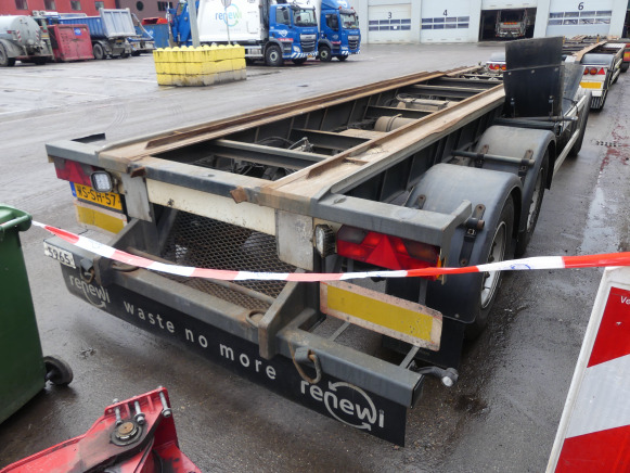 REF:WS-SH-57 - Remorque porte container GS Meppel ALC-2700N - Containertransporter/ Wissellaadbak aanhangwagen: afbeelding 3 REF:WS-SH-57 - Remorque porte container GS Meppel ALC-2700N - Containertransporter/ Wissellaadbak aanhangwagen: afbeelding 3