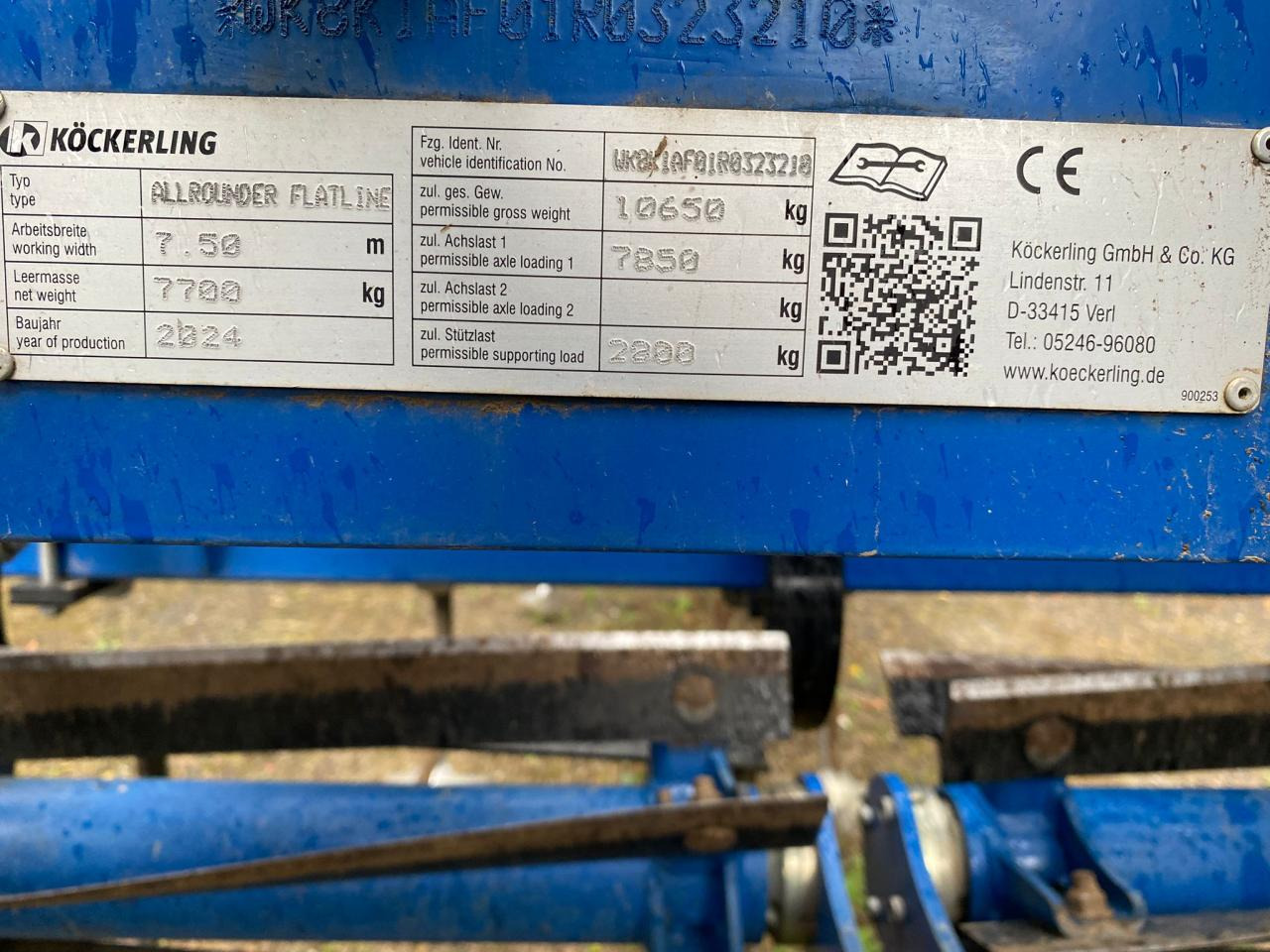 Cultivator Köckerling Allrounder flatline 750: afbeelding 6