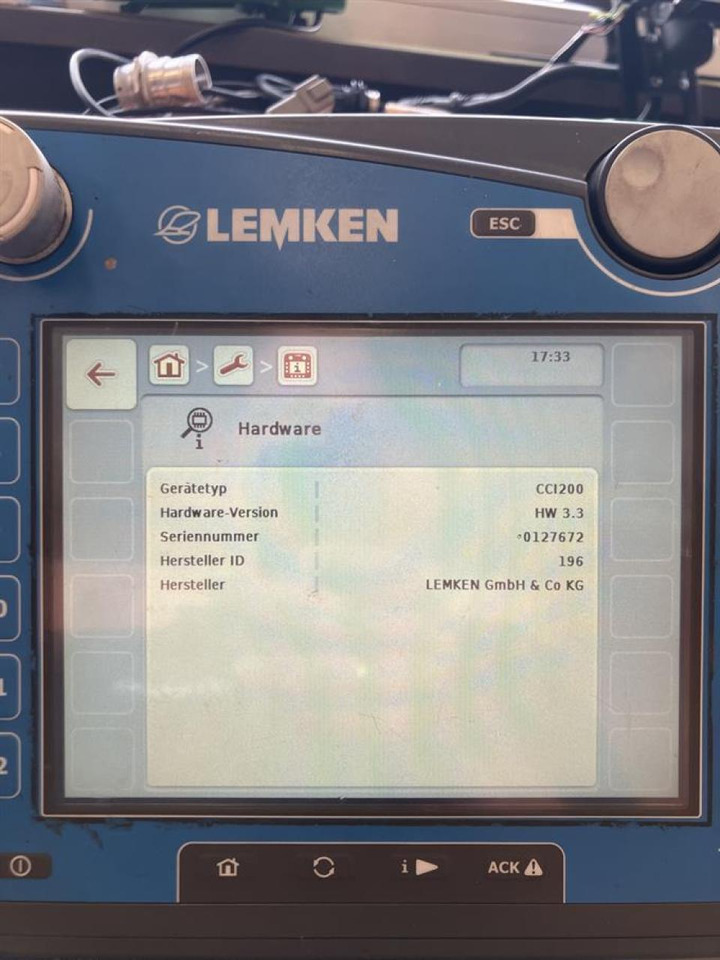 Lemken CCI200 - Navigatiesysteem voor Landbouwmachine: afbeelding 4 Lemken CCI200 - Navigatiesysteem voor Landbouwmachine: afbeelding 4