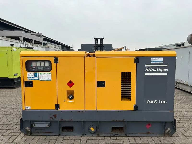 Atlas-Copco QAS 100 Perkins Leroy Somer 100 kVA Silent Rental generatorset - Industrie generator: afbeelding 1 Atlas-Copco QAS 100 Perkins Leroy Somer 100 kVA Silent Rental generatorset - Industrie generator: afbeelding 1