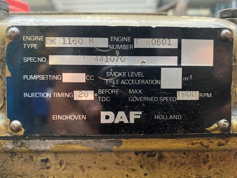 DAF DK 1160 M 200 PK Marine Diesel motor - Motor: afbeelding 2 DAF DK 1160 M 200 PK Marine Diesel motor - Motor: afbeelding 2