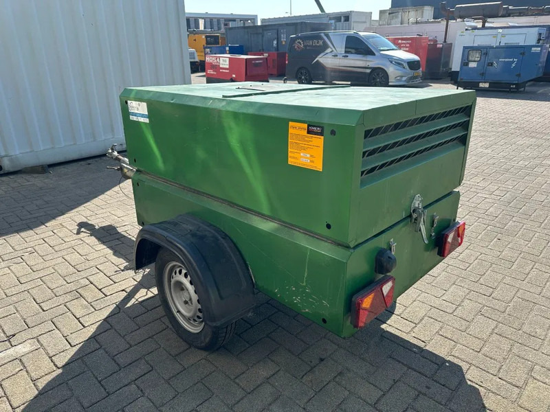 Luchtcompressor Deutz F2M 1011 Mobiele Diesel Compressor 2.5 m3 / min 22 kW 7 Bar Aanhanger: afbeelding 8
