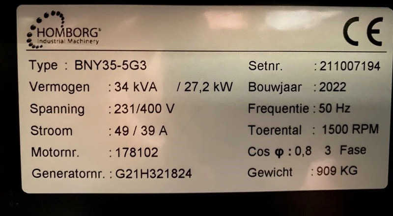 Himoinsa Yanmar Stamford 35 kVA Supersilent Generatorset Nieuw ! - Industrie generator: afbeelding 4 Himoinsa Yanmar Stamford 35 kVA Supersilent Generatorset Nieuw ! - Industrie generator: afbeelding 4