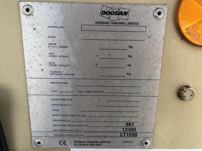 Ingersoll Rand Kubota LT6K 9 meter light tower generator - Lichtmast: afbeelding 3 Ingersoll Rand Kubota LT6K 9 meter light tower generator - Lichtmast: afbeelding 3