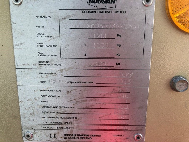 Ingersoll Rand Kubota LT6KA 9 meter light tower generator - Lichtmast: afbeelding 5 Ingersoll Rand Kubota LT6KA 9 meter light tower generator - Lichtmast: afbeelding 5