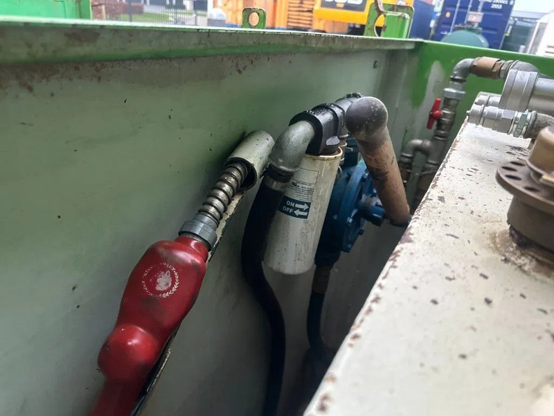 Opslagtank Kiwa IBC Steenbergen 2000 liter Dieseltank met handpomp Milieutank: afbeelding 12