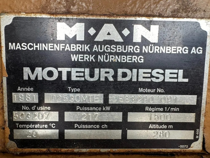 MAN D2530 MTE unelec 220 kVA Noodsroom Generatorset ex Emergency - Industrie generator: afbeelding 3 MAN D2530 MTE unelec 220 kVA Noodsroom Generatorset ex Emergency - Industrie generator: afbeelding 3