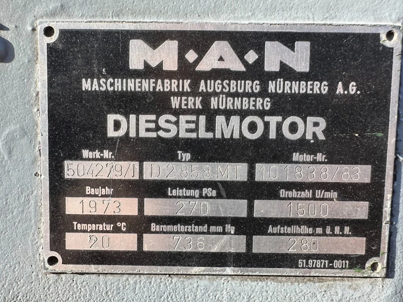 MAN D2858 MT AvK 250 kVA Noodstroom generatorset ex Emergency - Industrie generator: afbeelding 4 MAN D2858 MT AvK 250 kVA Noodstroom generatorset ex Emergency - Industrie generator: afbeelding 4