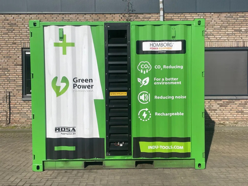 MOSA Hybride Perkins 66 kVA / 80 KWh accupakket - Industrie generator: afbeelding 1 MOSA Hybride Perkins 66 kVA / 80 KWh accupakket - Industrie generator: afbeelding 1