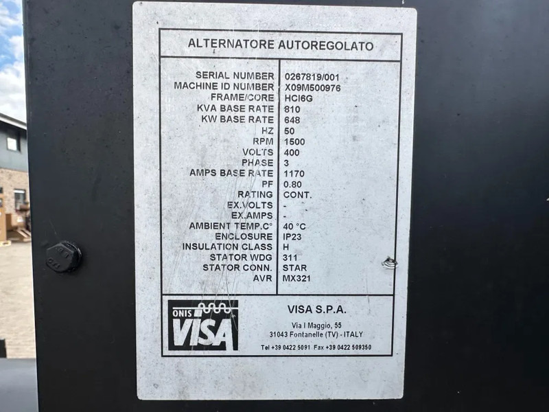 MTU 12V 2000 Stamford 810 kVA generatorset - Industrie generator: afbeelding 4 MTU 12V 2000 Stamford 810 kVA generatorset - Industrie generator: afbeelding 4