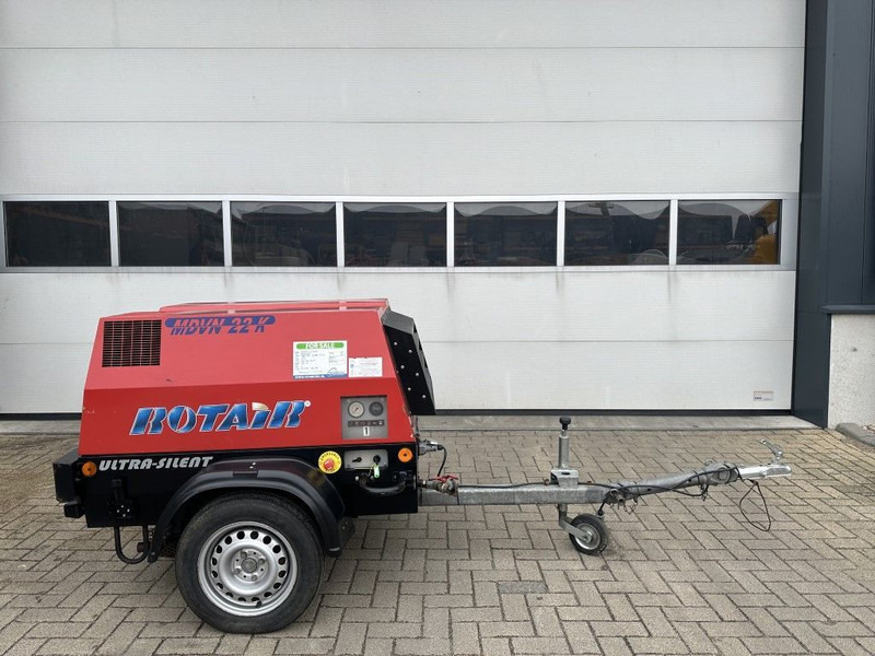 Rotair MDVN 22 K Kubota 2000 L / min 6.5 Bar Mobiele Diesel Compressor as New ! - Luchtcompressor: afbeelding 1 Rotair MDVN 22 K Kubota 2000 L / min 6.5 Bar Mobiele Diesel Compressor as New ! - Luchtcompressor: afbeelding 1