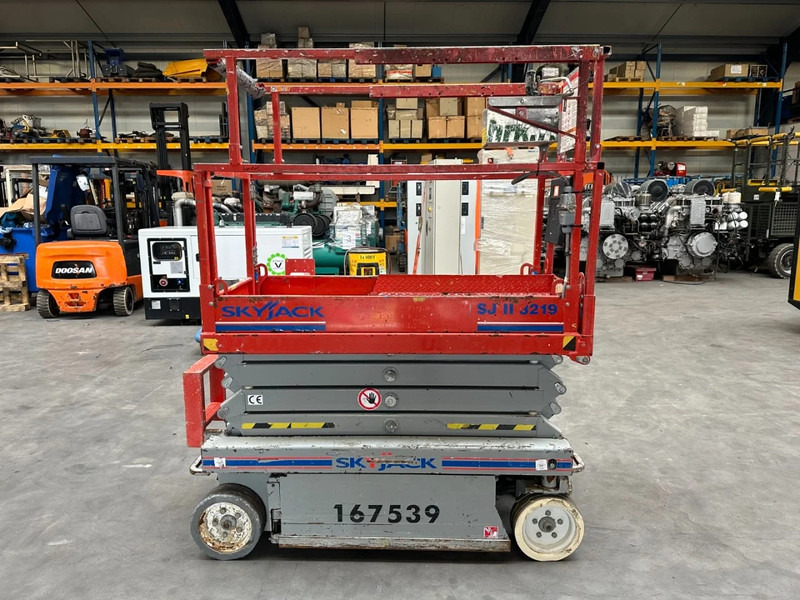 Knikarmhoogwerker Skyjack SJIII 3219 Elektra Schaarhoogwerker 7.6 meter werkhoogte 21 stuks / pieces: afbeelding 14