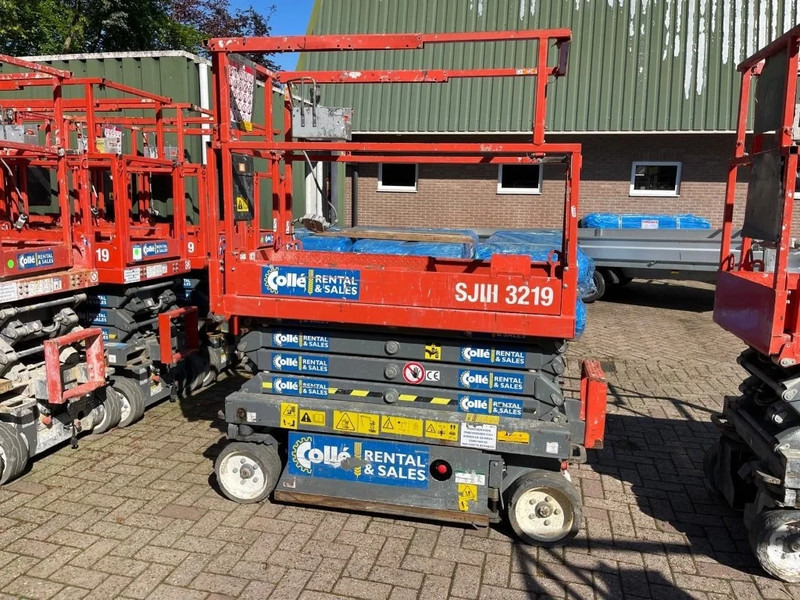 Knikarmhoogwerker Skyjack SJIII 3219 Elektra Schaarhoogwerker 7.6 meter werkhoogte 21 stuks / pieces: afbeelding 6
