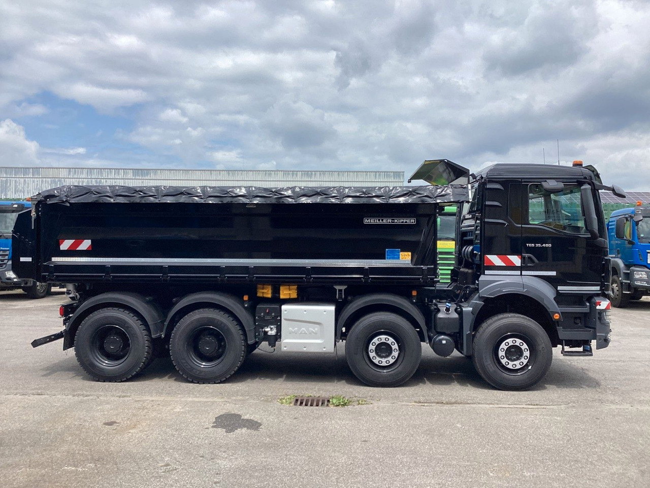 MAN TGS 35.480 8x4 BB CH Bordmatik Meiller - Kipper vrachtwagen: afbeelding 4 MAN TGS 35.480 8x4 BB CH Bordmatik Meiller - Kipper vrachtwagen: afbeelding 4