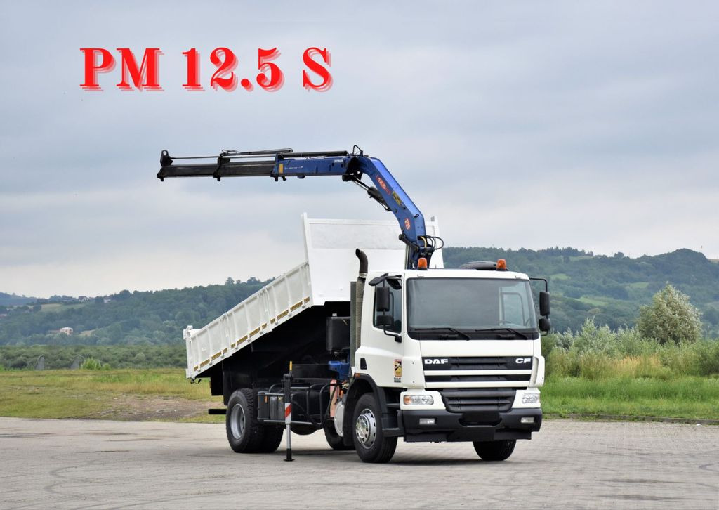 DAF CF 75.310 *Kipper 5,10 m + KRAN * TOPZUSTAND - Kraanwagen, Kipper vrachtwagen: afbeelding 1 DAF CF 75.310 *Kipper 5,10 m + KRAN * TOPZUSTAND - Kraanwagen, Kipper vrachtwagen: afbeelding 1