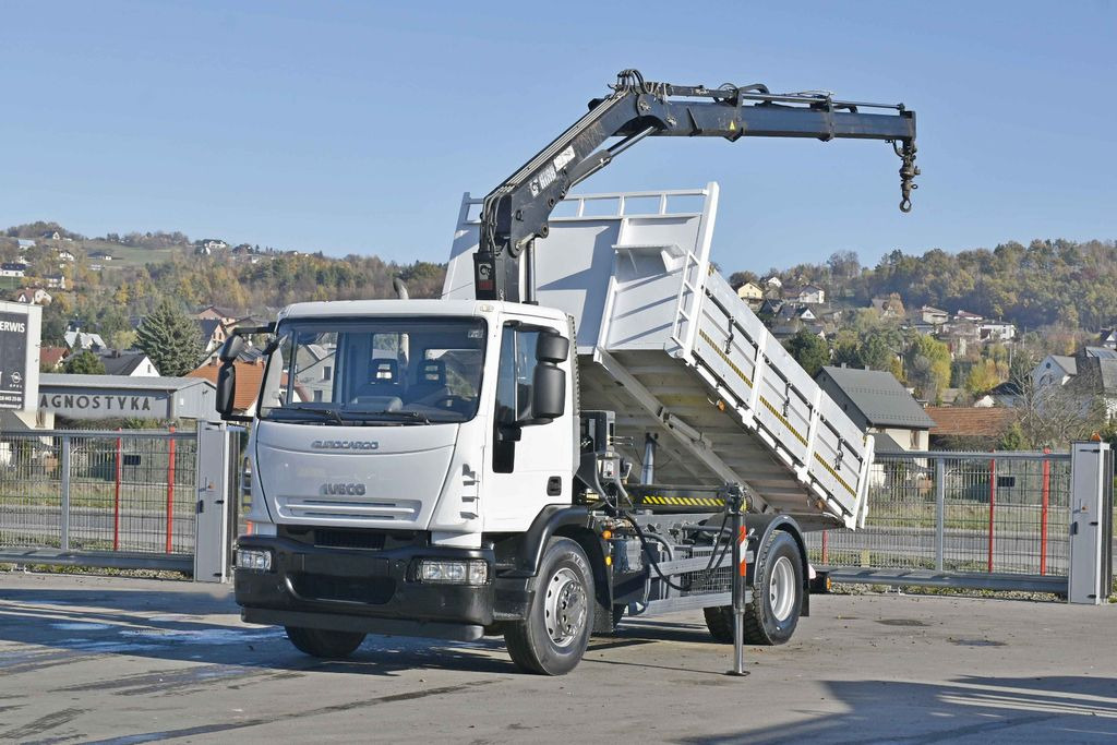 Iveco Eurocargo 180E28 *HIAB 122 B-2 DUO* TOPZUSTAND - Kipper vrachtwagen, Kraanwagen: afbeelding 2 Iveco Eurocargo 180E28 *HIAB 122 B-2 DUO* TOPZUSTAND - Kipper vrachtwagen, Kraanwagen: afbeelding 2