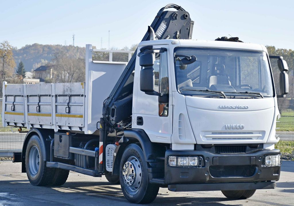 Iveco Eurocargo 180E28 *HIAB 122 B-2 DUO* TOPZUSTAND - Kipper vrachtwagen, Kraanwagen: afbeelding 3 Iveco Eurocargo 180E28 *HIAB 122 B-2 DUO* TOPZUSTAND - Kipper vrachtwagen, Kraanwagen: afbeelding 3