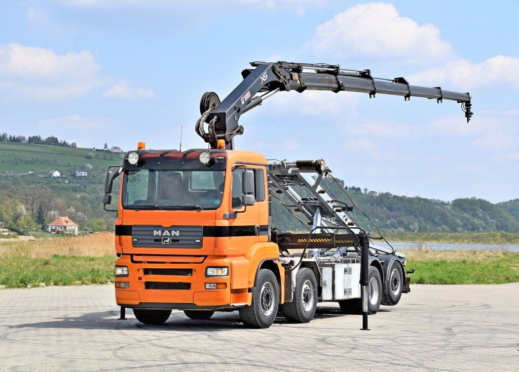 MAN TGA 35.480 Abrollkipper* KRAN/FUNK - Haakarmsysteem vrachtwagen, Kraanwagen: afbeelding 2 MAN TGA 35.480 Abrollkipper* KRAN/FUNK - Haakarmsysteem vrachtwagen, Kraanwagen: afbeelding 2