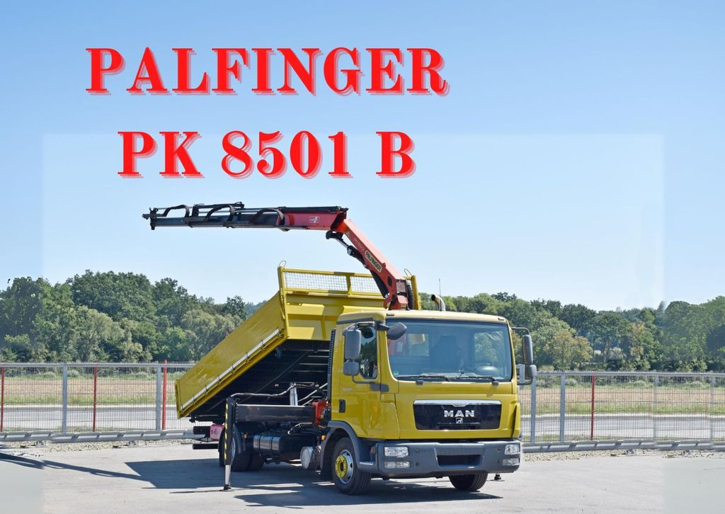 MAN TGL 12.220 Kipper 5,05 m + PK 8501 B *TOPZUSTAND MAN TGL 12.220 Kipper 5,05 m + PK 8501 B *TOPZUSTAND - Kipper vrachtwagen, Kraanwagen: afbeelding 1 MAN TGL 12.220 Kipper 5,05 m + PK 8501 B *TOPZUSTAND MAN TGL 12.220 Kipper 5,05 m + PK 8501 B *TOPZUSTAND - Kipper vrachtwagen, Kraanwagen: afbeelding 1