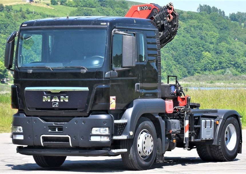 MAN TGS 18.400 Sattelzugmaschine + KRAN /FUNK MAN TGS 18.400 Sattelzugmaschine + KRAN /FUNK - Kraanwagen, Trekker: afbeelding 4 MAN TGS 18.400 Sattelzugmaschine + KRAN /FUNK MAN TGS 18.400 Sattelzugmaschine + KRAN /FUNK - Kraanwagen, Trekker: afbeelding 4