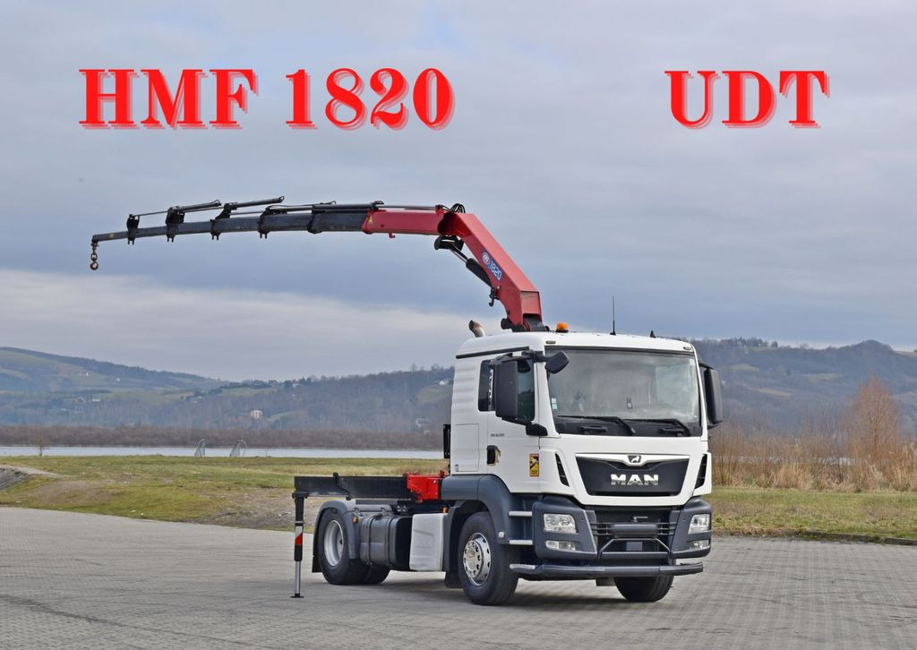 MAN TGS 18.500 Sattelzugmaschine + KRAN /FUNK MAN TGS 18.500 Sattelzugmaschine + KRAN /FUNK - Kraanwagen: afbeelding 1 MAN TGS 18.500 Sattelzugmaschine + KRAN /FUNK MAN TGS 18.500 Sattelzugmaschine + KRAN /FUNK - Kraanwagen: afbeelding 1