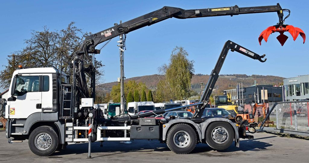 MAN TGS 26.360 Abrollkipper* KESLA 2114 Z * TOP MAN TGS 26.360 Abrollkipper* KESLA 2114 Z * TOP - Haakarmsysteem vrachtwagen, Kraanwagen: afbeelding 5 MAN TGS 26.360 Abrollkipper* KESLA 2114 Z * TOP MAN TGS 26.360 Abrollkipper* KESLA 2114 Z * TOP - Haakarmsysteem vrachtwagen, Kraanwagen: afbeelding 5