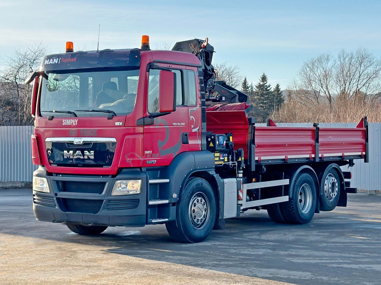 MAN TGS 26.360 Kipper 5,15m*HMF 1420 K2 + FUNK/6x2 - Kraanwagen: afbeelding 4 MAN TGS 26.360 Kipper 5,15m*HMF 1420 K2 + FUNK/6x2 - Kraanwagen: afbeelding 4