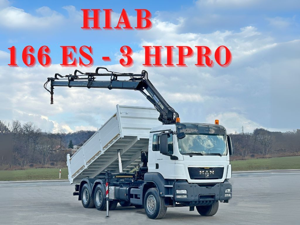 MAN TGS 26.400 * HIAB 166 ES - 3 HIPRO + FUNK * 6x4 MAN TGS 26.400 * HIAB 166 ES - 3 HIPRO + FUNK * 6x4 - Kraanwagen, Kipper vrachtwagen: afbeelding 1 MAN TGS 26.400 * HIAB 166 ES - 3 HIPRO + FUNK * 6x4 MAN TGS 26.400 * HIAB 166 ES - 3 HIPRO + FUNK * 6x4 - Kraanwagen, Kipper vrachtwagen: afbeelding 1