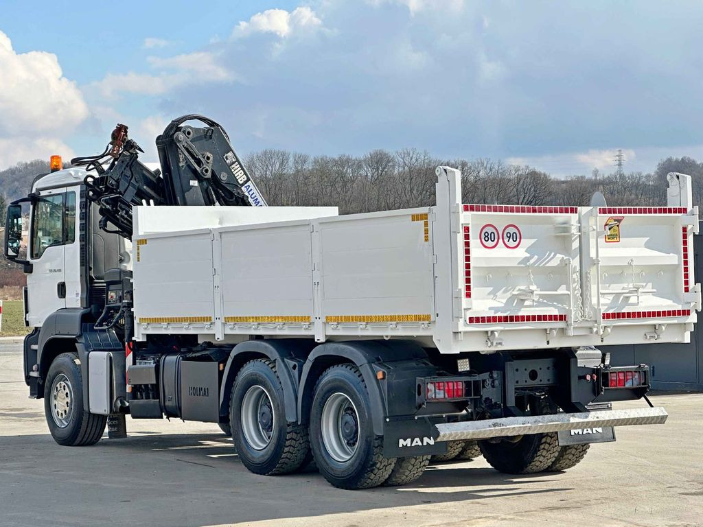 Kraanwagen, Kipper vrachtwagen MAN TGS 26.400 * HIAB 166 ES - 3 HIPRO + FUNK * 6x4: afbeelding 6