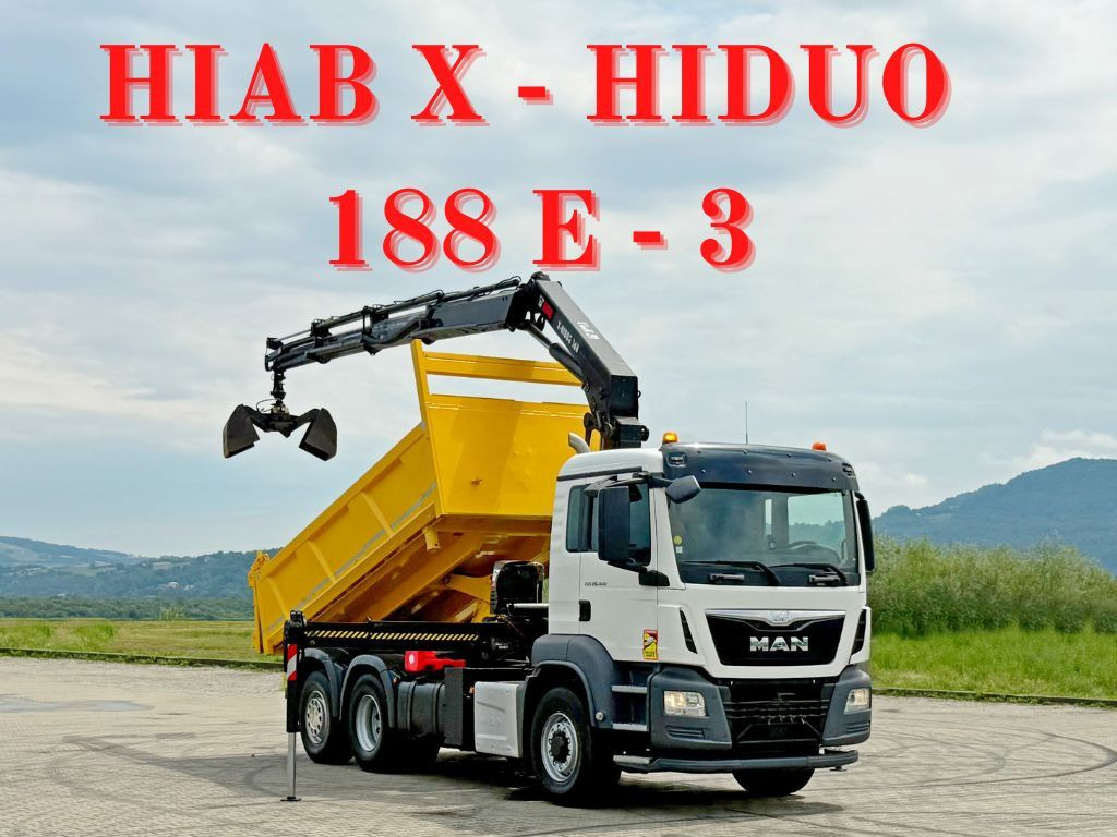MAN TGS 26.400 * HIAB X-HIDUO 188 E-3 + FUNK * 6x4 - Kraanwagen: afbeelding 1 MAN TGS 26.400 * HIAB X-HIDUO 188 E-3 + FUNK * 6x4 - Kraanwagen: afbeelding 1