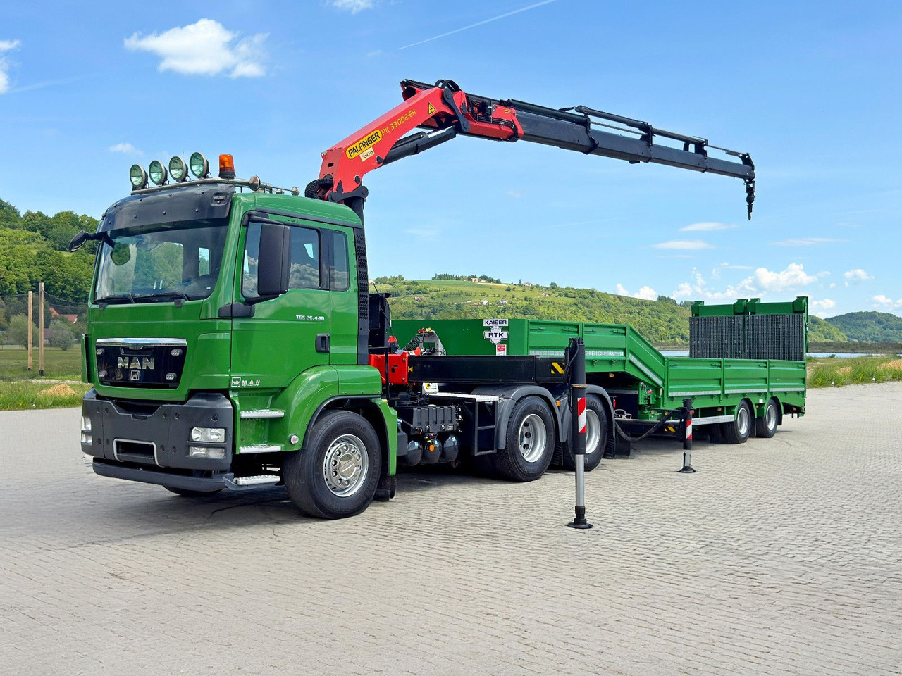 MAN TGS 26.440*Anhänger 10,35m + PK 33002-EH C/FUNK - Kraanwagen: afbeelding 2 MAN TGS 26.440*Anhänger 10,35m + PK 33002-EH C/FUNK - Kraanwagen: afbeelding 2