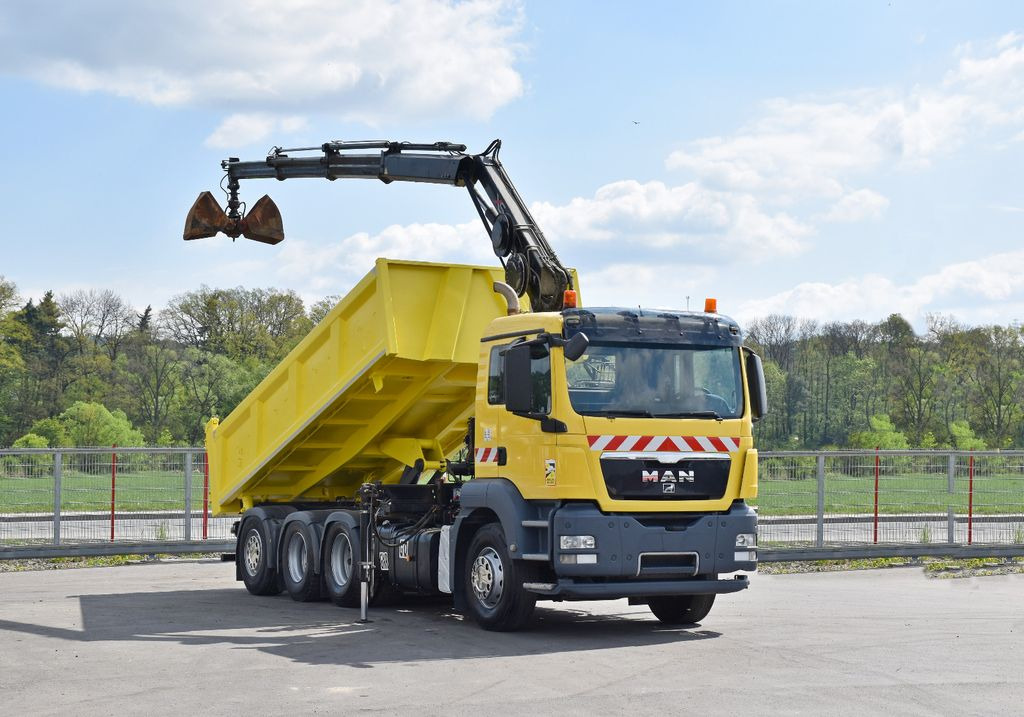 MAN TGS 35.440 * HIAB 122 B-3 DUO / 8x4 - Kipper vrachtwagen, Kraanwagen: afbeelding 2 MAN TGS 35.440 * HIAB 122 B-3 DUO / 8x4 - Kipper vrachtwagen, Kraanwagen: afbeelding 2