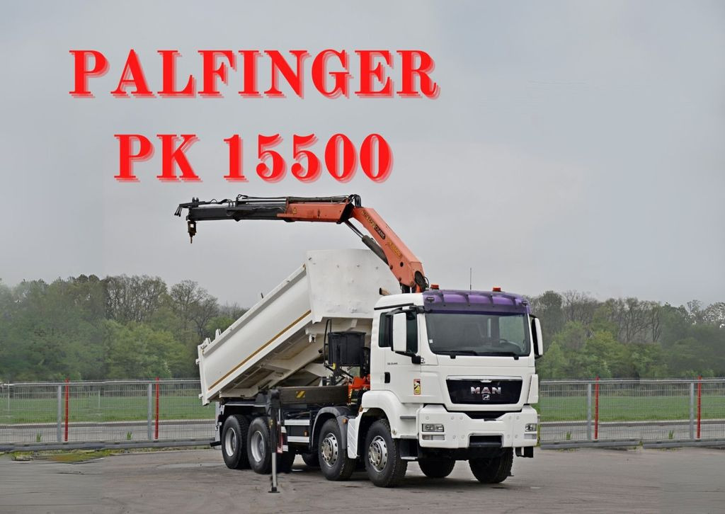 MAN TGS 35.440 * KIPPER 5,80m + KRAN * TOPZUSTAND - Kraanwagen, Kipper vrachtwagen: afbeelding 1 MAN TGS 35.440 * KIPPER 5,80m + KRAN * TOPZUSTAND - Kraanwagen, Kipper vrachtwagen: afbeelding 1