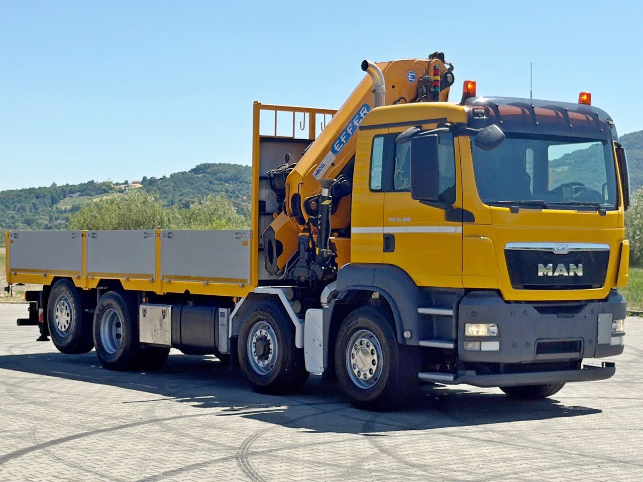 MAN TGS 35.480 * EFFER 395/6S + FUNK / 8x4 - Kraanwagen: afbeelding 3 MAN TGS 35.480 * EFFER 395/6S + FUNK / 8x4 - Kraanwagen: afbeelding 3