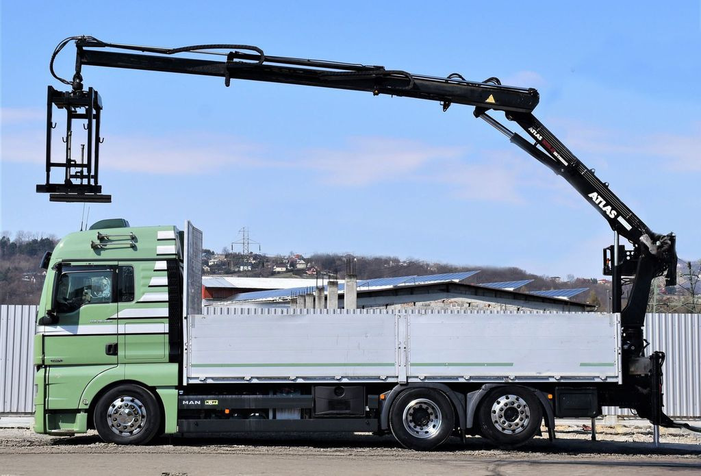 MAN TGX 26.440 Pritsche 6,60 m* ATLAS 125.2V-A12VB MAN TGX 26.440 Pritsche 6,60 m* ATLAS 125.2V-A12VB - Kraanwagen: afbeelding 5 MAN TGX 26.440 Pritsche 6,60 m* ATLAS 125.2V-A12VB MAN TGX 26.440 Pritsche 6,60 m* ATLAS 125.2V-A12VB - Kraanwagen: afbeelding 5