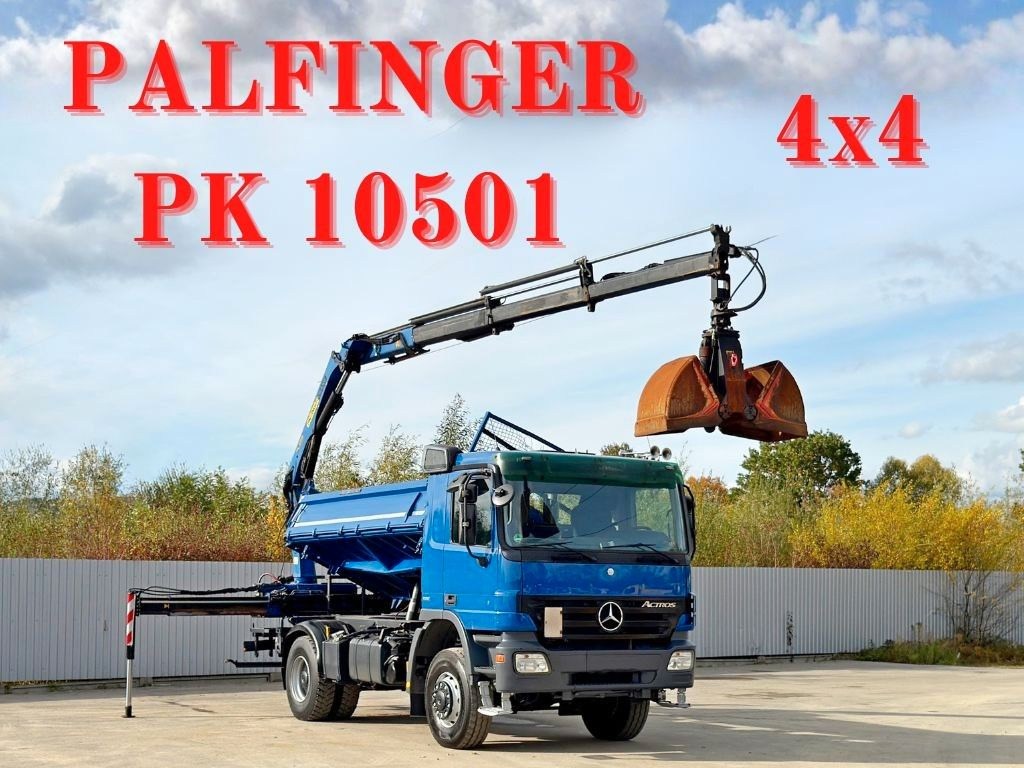 Mercedes-Benz ACTROS 1841 * PK 10501 + FUNK * TOP * 4x4 - Kraanwagen: afbeelding 1 Mercedes-Benz ACTROS 1841 * PK 10501 + FUNK * TOP * 4x4 - Kraanwagen: afbeelding 1