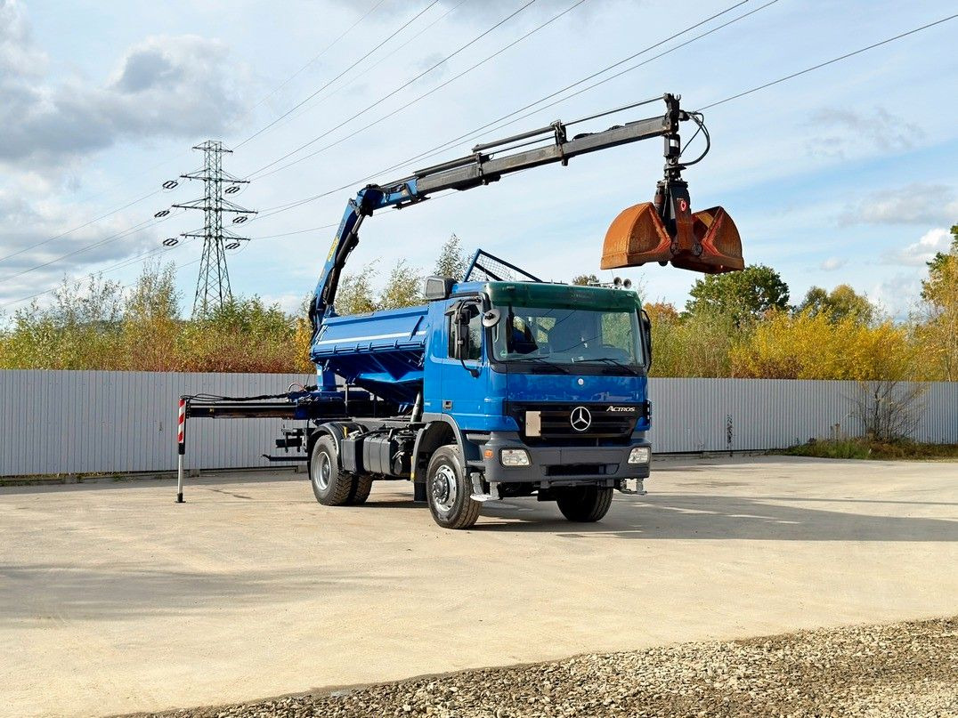 Mercedes-Benz ACTROS 1841 * PK 10501 + FUNK * TOP * 4x4 - Kipper vrachtwagen, Kraanwagen: afbeelding 2 Mercedes-Benz ACTROS 1841 * PK 10501 + FUNK * TOP * 4x4 - Kipper vrachtwagen, Kraanwagen: afbeelding 2